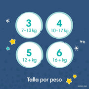 Pañales Pampers Swaddlers Overnight Talla 3, 66 unidades - Farmacias Arrocha