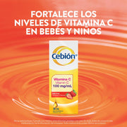 Cebión 100 Mg/Ml Gotas De Vitamina C Sabor A Fresa Con 30Ml - Farmacias Arrocha