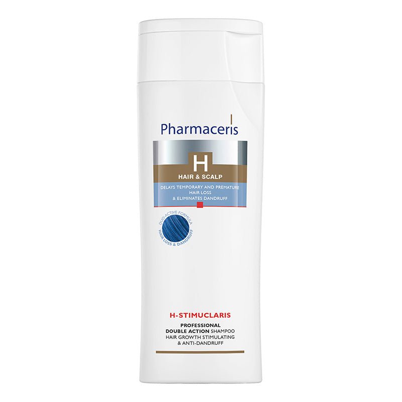 Pharmaceris H - Stimuclaris Champú doble acción crecimiento del cabello y anticaspa 250 ml - Farmacias Arrocha