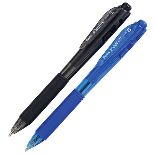 Pentel Boligrafo Feel It 1Piezanegra1Azul 1.0Mm - Farmacias Arrocha