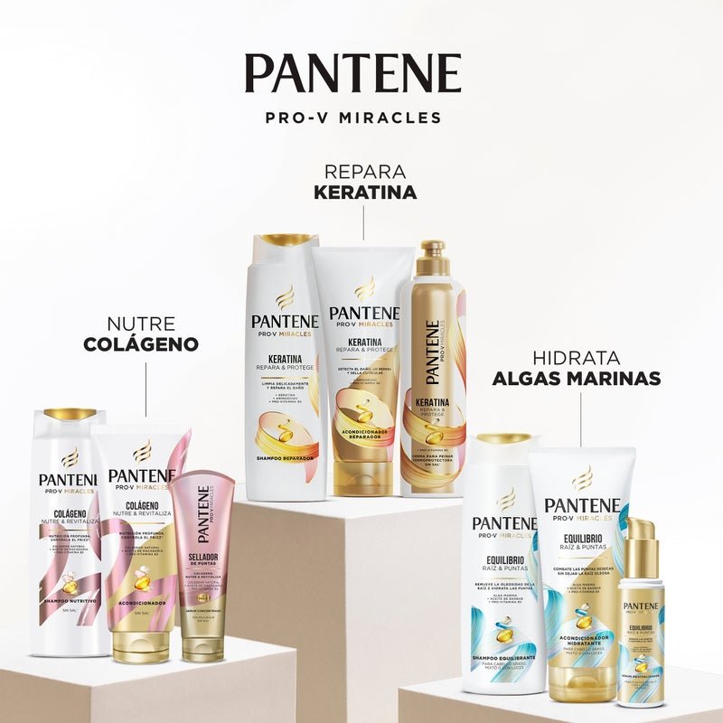 Shampoo Reparador Pantene Pro - v Miracles Keratina Repara Y Protege 300 ml - Farmacias Arrocha