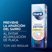 Pasta de dientes Oral - B Pack detox Sarro Prevent 31 ml + Cepillo de dientes Indicator Negro - Farmacias Arrocha