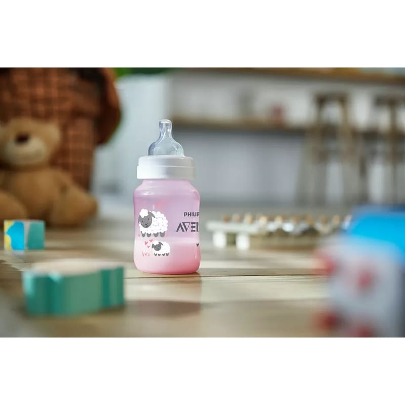 Avent Biberon Anticolico Decorado Rosado 9Oz - Farmacias Arrocha