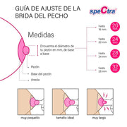 Spectra Set Emudos Mamarios Anchos L 28MM - Farmacias Arrocha