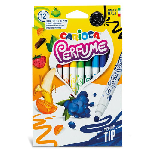Carioca Perfume Box 12Pcs Felt Tip Pens - Farmacias Arrocha