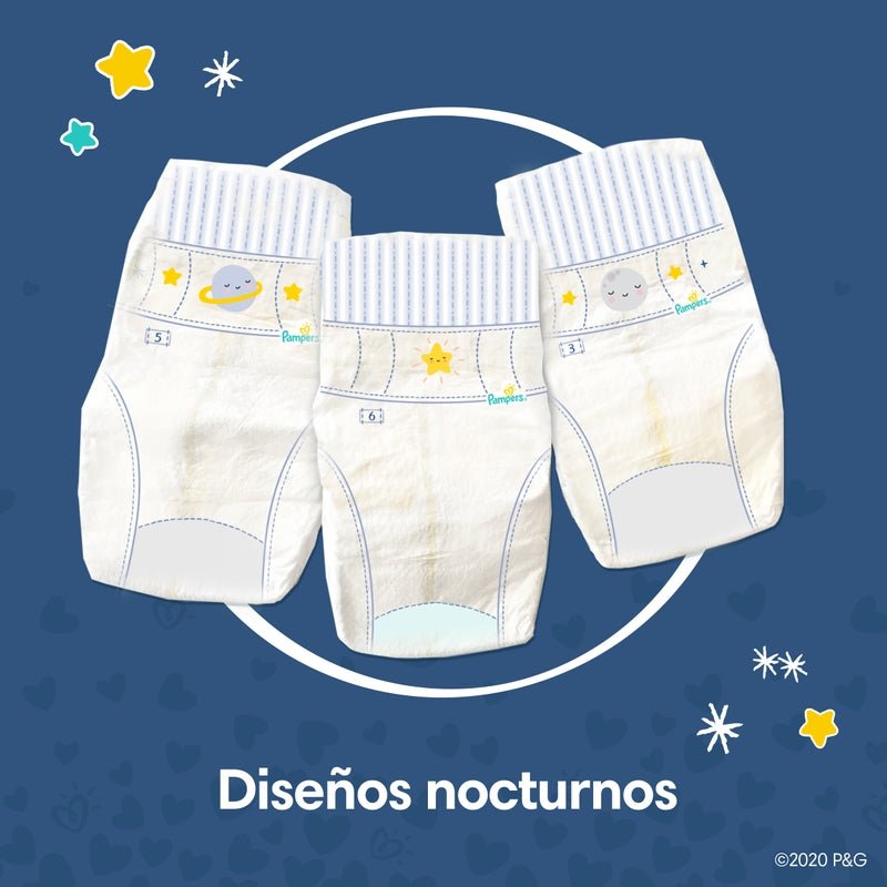 Pañales Pampers Swaddlers Overnight Talla 3, 66 unidades - Farmacias Arrocha