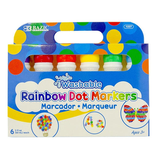 Bazic 6 Colors Washables Marcadores - Farmacias Arrocha