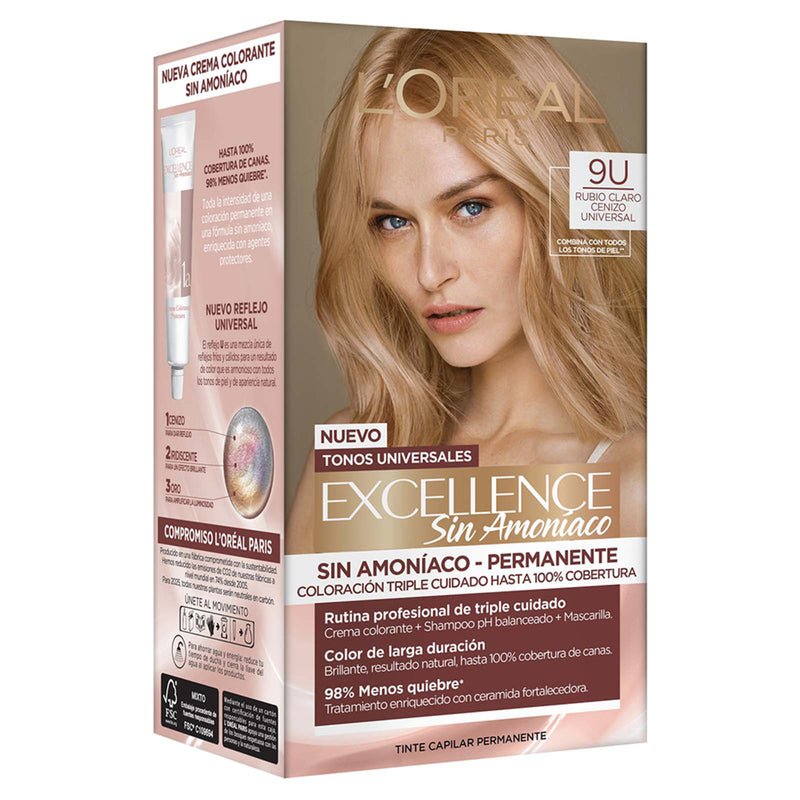 L'Oreal Tintura Permanente Excellence Sin Amoniaco - Farmacias Arrocha