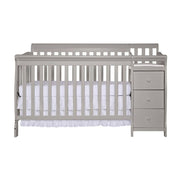 Pecora 5 In 1 Convertible Crib Grey - Farmacias Arrocha