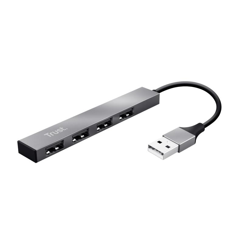 Trust Halyx Aluminium 4 - Port Mini Hub - Farmacias Arrocha