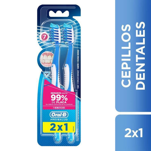 Oral B Cepillo Pro Health 7 Beneficios 2Pack - Farmacias Arrocha