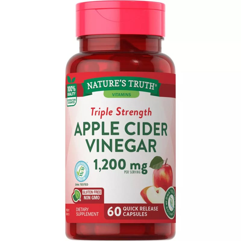 Nature's Truth Apple Cider Vinegar X 60 Caps 1200Mg - Farmacias Arrocha