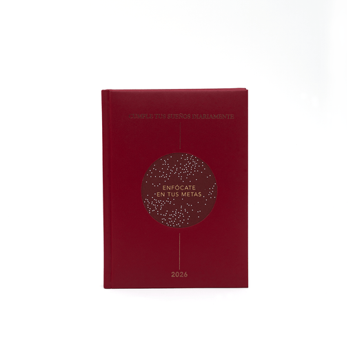 Cavalier Agenda Clasica Caribe Burgundy 2026 - Farmacias Arrocha