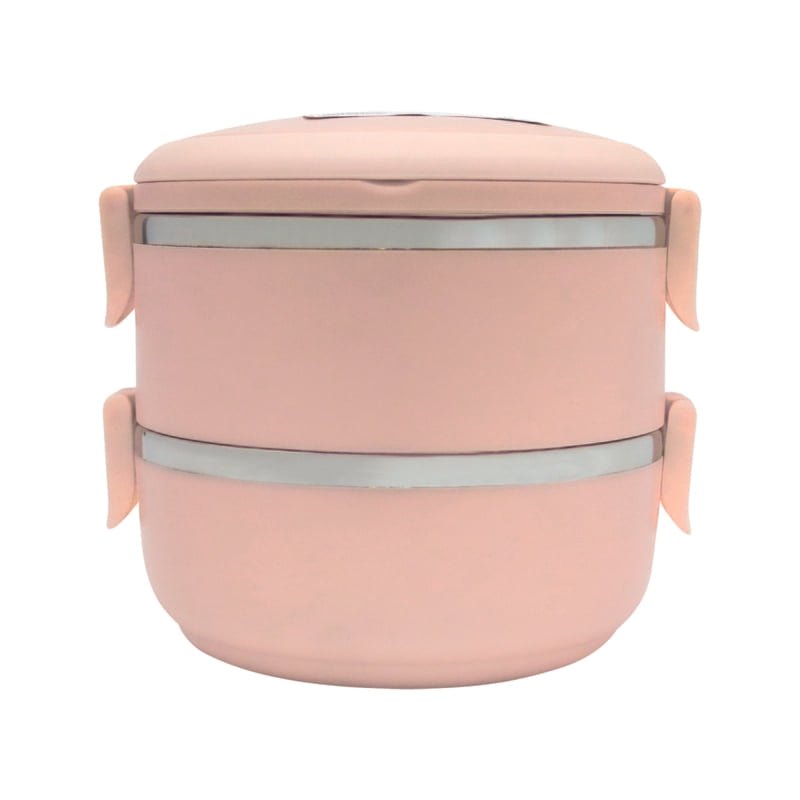 Oxford Lonchera Térmica Acero Inox Redonda 2 Niveles - Farmacias Arrocha