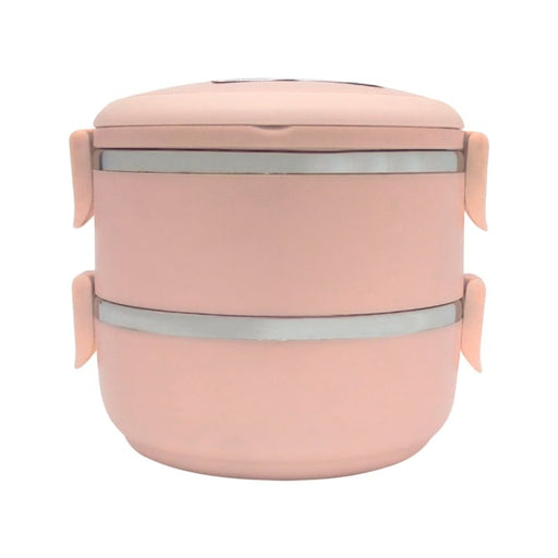 Oxford Lonchera Térmica Acero Inox Redonda 2 Niveles - Farmacias Arrocha