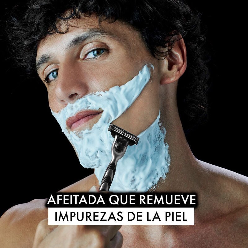 Repuesto para Máquina de afeitar Gillette Mach3 Carbono con 3 hojas, 4 uds - Farmacias Arrocha