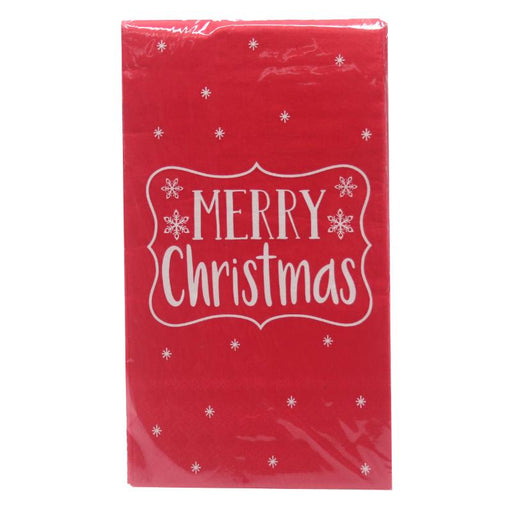 Servilleta Diseño Navideño Roja 33x40cm - Farmacias Arrocha