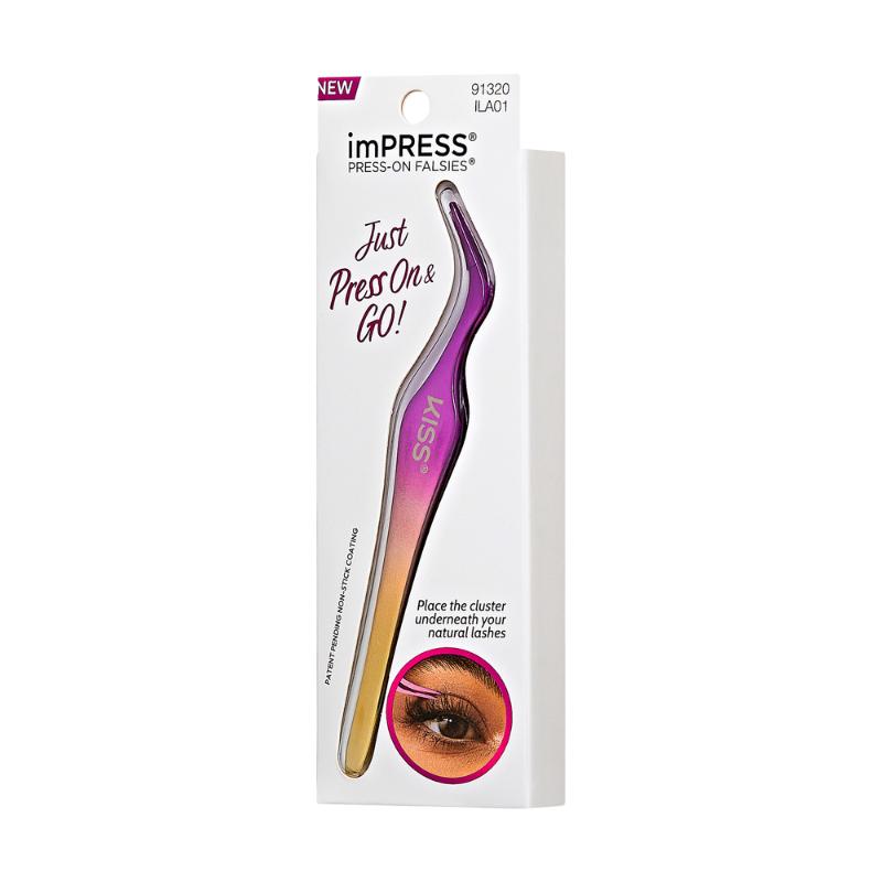 Kiss Impress On Falsies Pinza Lash - Farmacias Arrocha