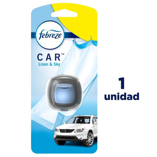 Aromatizante Para Autos Febreze Linen & Sky, 1 Unidad - Farmacias Arrocha