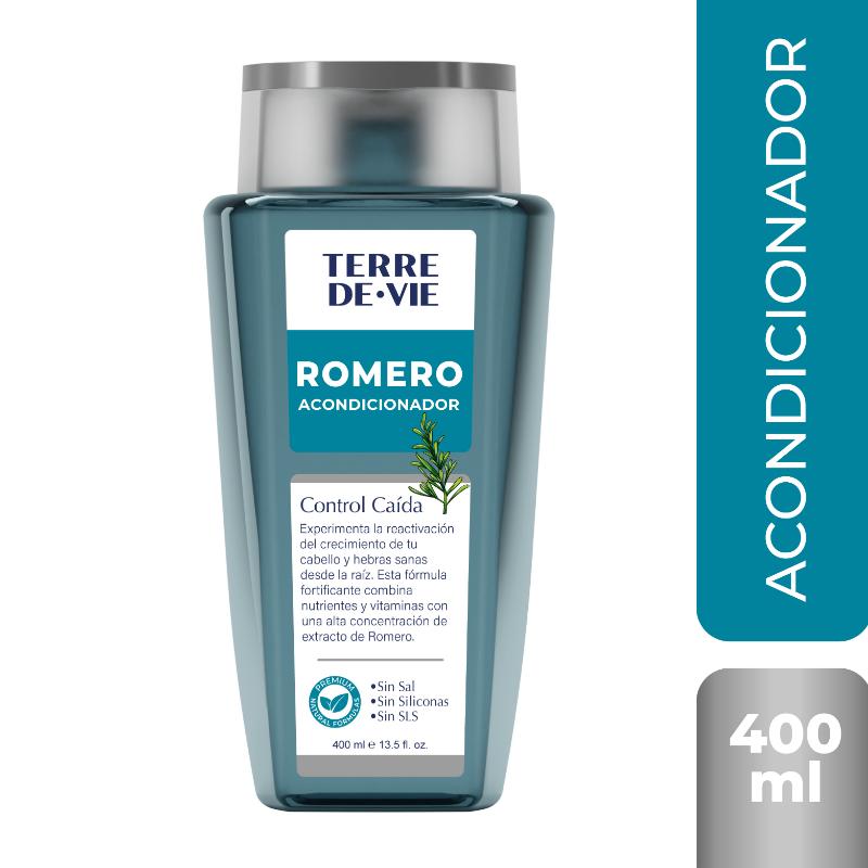 Terre De Vie Acondicionador Romero Control Caída 400Ml - Farmacias Arrocha