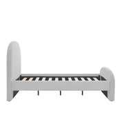Cama tapizada Twin con respaldar curvo - Farmacias Arrocha