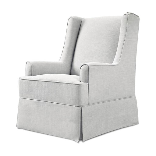 Million Dollar Laurel Swivel Glider In Light Grey Tweed - Farmacias Arrocha