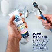Pasta de dientes Oral - B Pack detox Sarro Prevent 31 ml + Cepillo de dientes Indicator Negro - Farmacias Arrocha