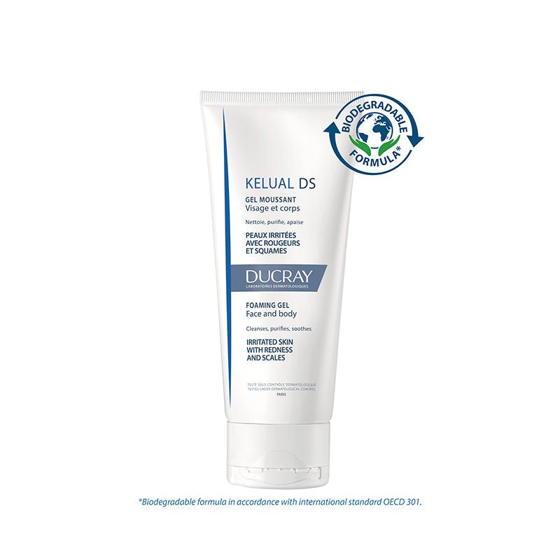 Ducray Kelual DS Gel Limpiador Piel Irritada Con Rojeces y Descamación, 200ml - Farmacias Arrocha