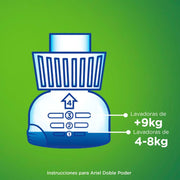 Detergente Líquido Concentrado Ariel Doble Poder para ropa blanca y de color 1,2L - Farmacias Arrocha
