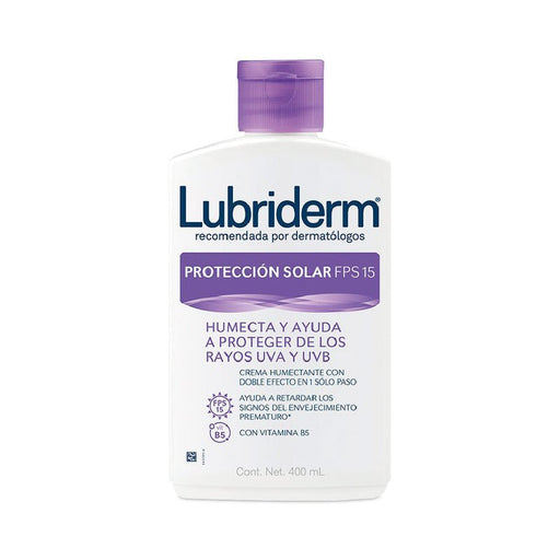 Lubriderm Protección Solar FPS-15 400 Ml - Farmacias Arrocha