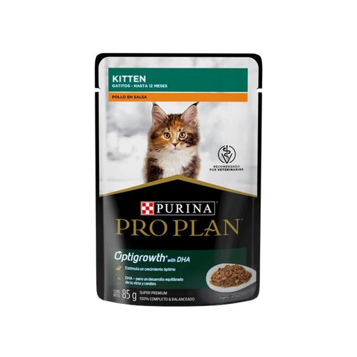 Pro Plan Kitten Alimento Húmedo Pollo en Salsa 85G - Farmacias Arrocha
