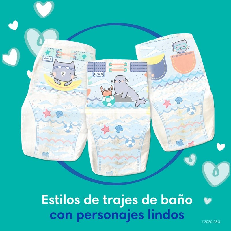 Pañales para nadar Pampers Splashers Talla 3, 12 unidades - Farmacias Arrocha