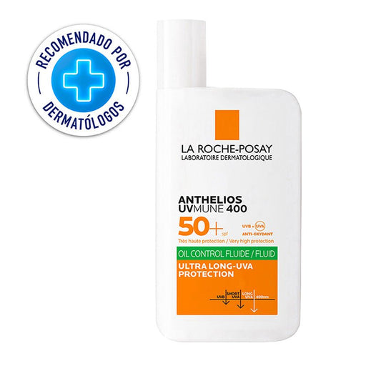 La Roche Posay Anthelios Uvmune 400 Oil Control Fluido Protector Solar Spf50+ 50Ml - Farmacias Arrocha