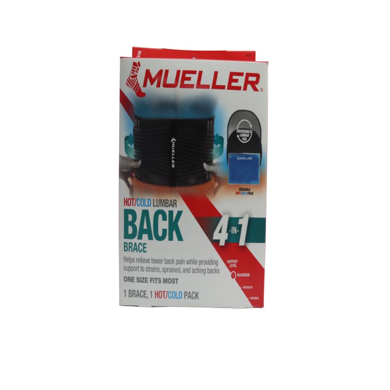 Mueller Sports Lumbar Back Brace W/Hot/Cold Pack Osfm - Farmacias Arrocha