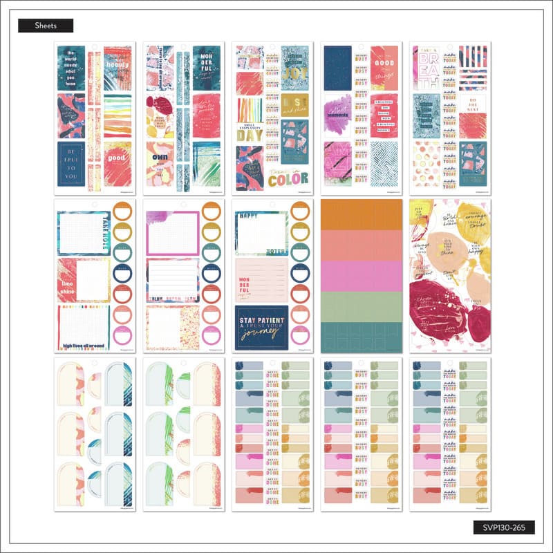 Happy Planner Effortless Grace 30 Sheet Sticker Value Pack - Farmacias Arrocha