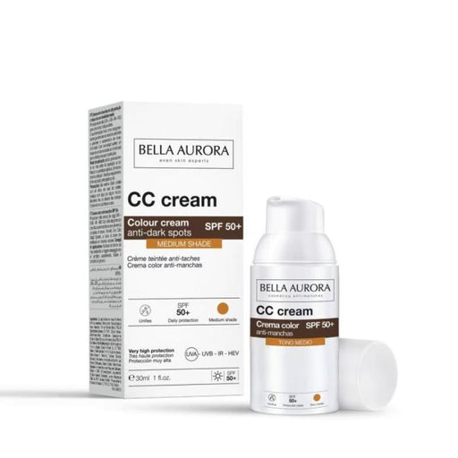 Bella Aurora Crema Cc Antimanchas Tono Medio - Farmacias Arrocha