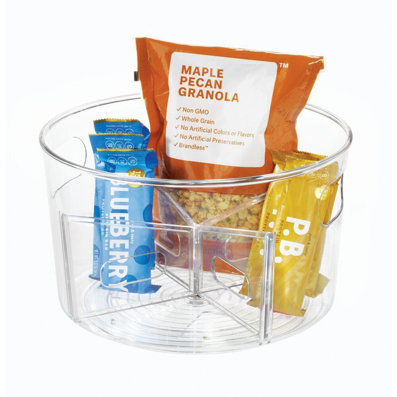 iDesign Bandeja Giratoria 10.5"X6" Con Divisiones Removibles - Farmacias Arrocha