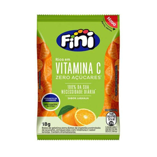 Fini Zero Azucar Naranja 18G - Farmacias Arrocha