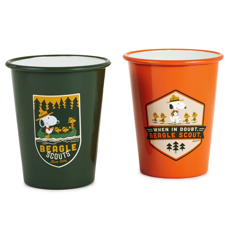 Hallmark Vasos para beber Peanuts® Beagle Scouts, juego de 4 - Farmacias Arrocha