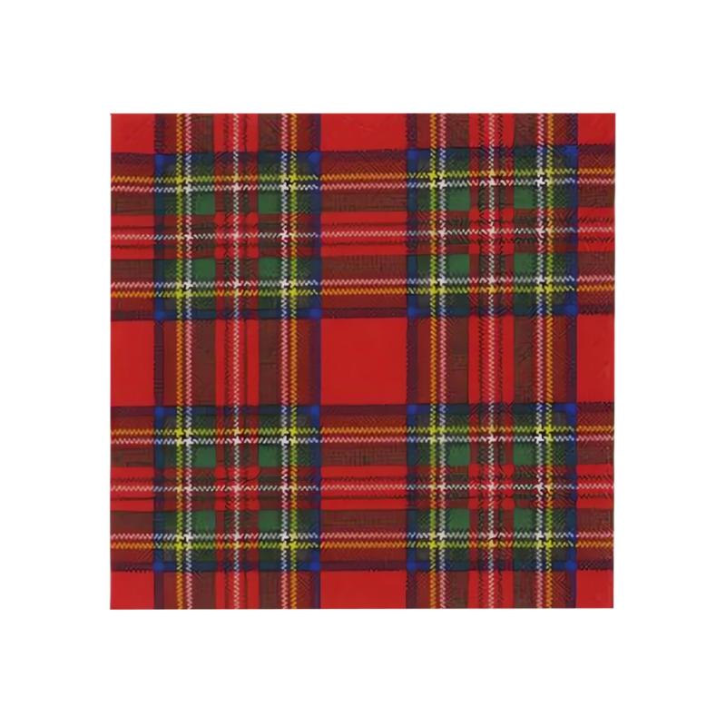 Servilleta Diseño Navideño Rojo y Verde 25x25 Cm - Farmacias Arrocha