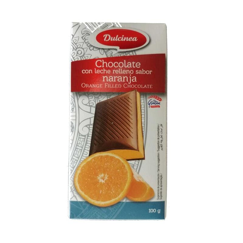 Dulcinea Choco Con Leche Relleno Naranja - Farmacias Arrocha