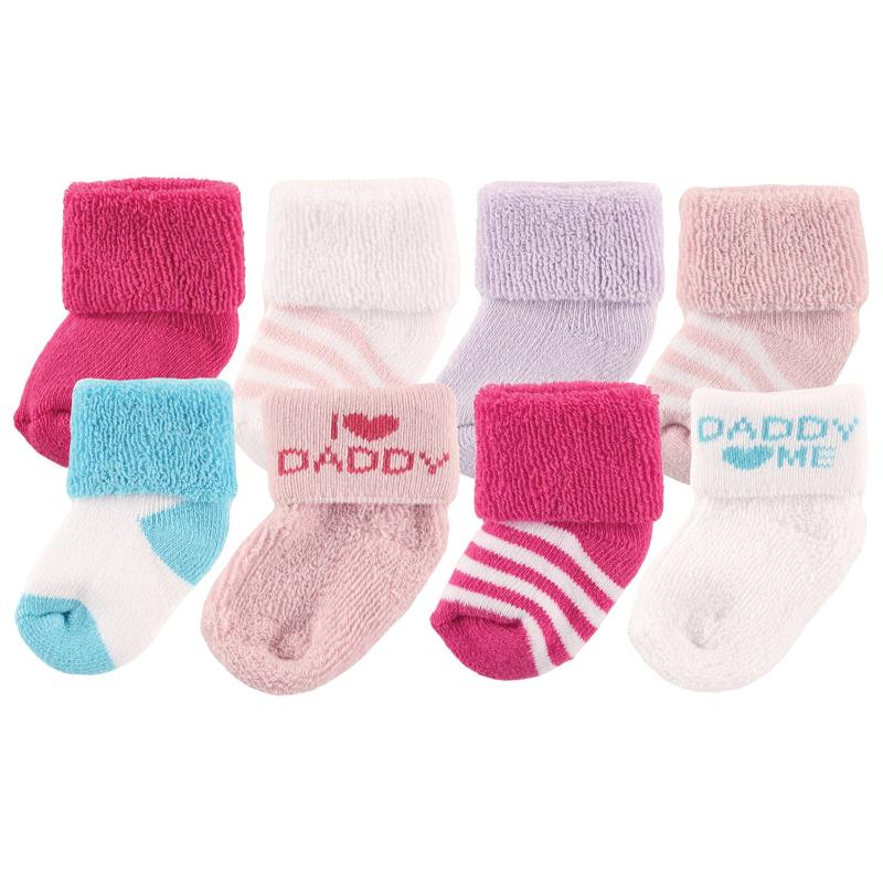 Set De 8 pares de Medias 0 - 6 meses Rosa - Farmacias Arrocha