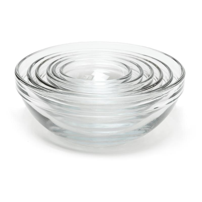 Set De Bowl para Mezclar De Vidrio 6pzas - Farmacias Arrocha