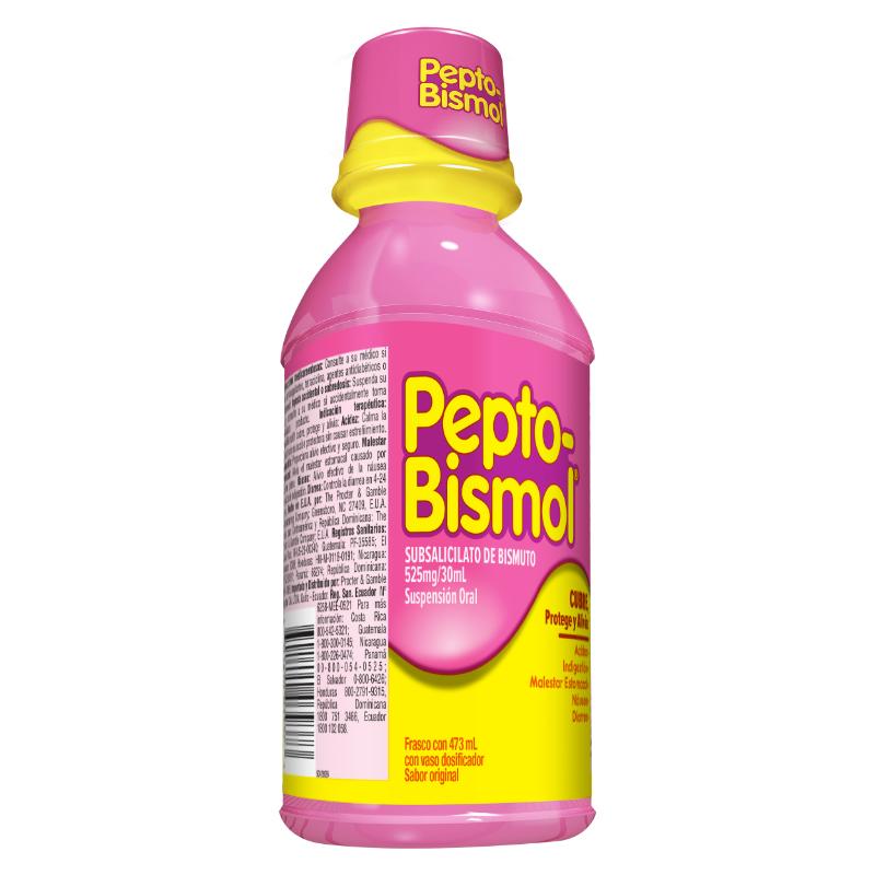 Pepto - Bismol Suspensión Sabor Original 473 Ml - Alivio Para El Malestar Estomacal - Farmacias Arrocha