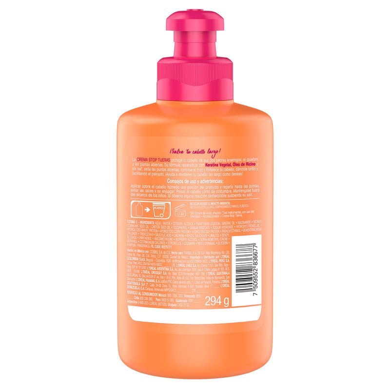 Elvive Dream Long Crema Para Peinar Stop Tijeras 300Ml - Farmacias Arrocha
