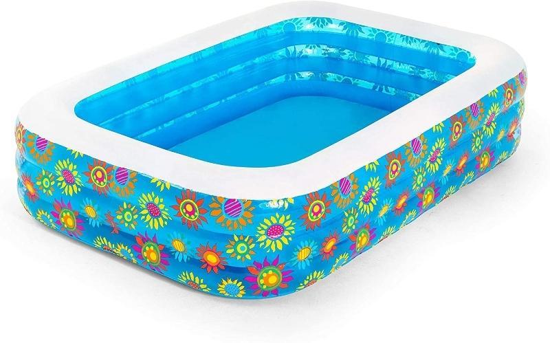 Bestway Piscina rectangular Floral 229x152x56cm - Farmacias Arrocha