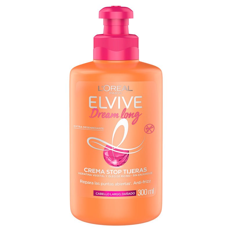 Elvive Dream Long Crema Para Peinar Stop Tijeras 300Ml - Farmacias Arrocha