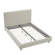 Cama con respaldar sólido Taupe - Farmacias Arrocha