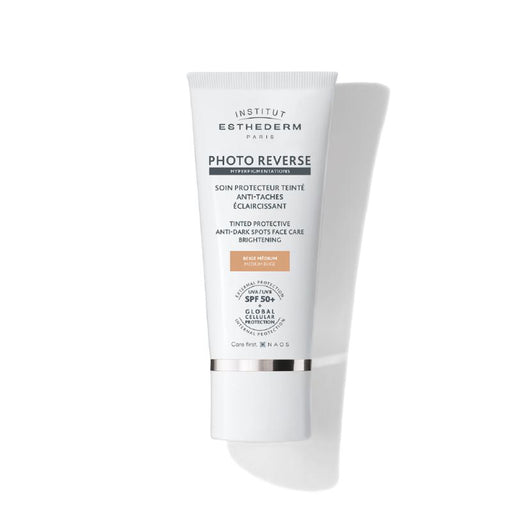 Institut Esthederm Photo Reverse Brightening Protective Anti Dark Spots Face Care - Medium Beige 50ml - Farmacias Arrocha