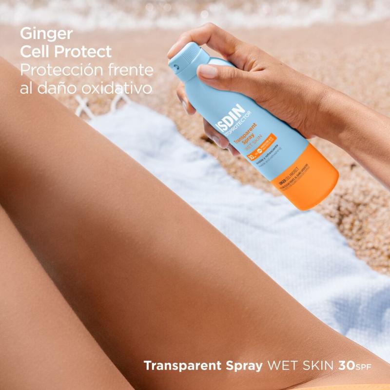 Isdin Fotoprotector Transparent Spray Wet Skin Spf50 250Ml - Protector Solar Corporal - Farmacias Arrocha